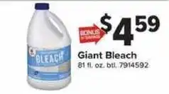 Giant Food Giant Bleach offer