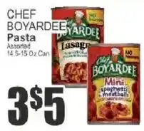 Key Food Chef boyardee pasta assorted offer