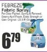 Key Food Febreze fabric spray offer