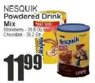 Key Food Nesquik powdered drink mix offer