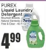 Key Food Purex liquid laundry detergent offer