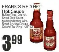 Key Food Frank's Red Hot Hot Sauce offer