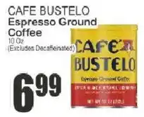 Key Food Cafe Bustelo Espresso Ground Coffee offer
