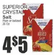 Key Food Superior crystal salt offer