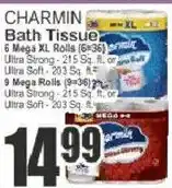 Key Food Charmin bath tissue offer