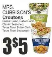 Key Food Mrs. Cubbison's Croutons offer