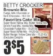 Key Food Betty Crocker brownie mix offer