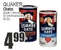 Key Food Quaker oats offer