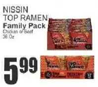 Key Food Nissin top ramen family pack offer