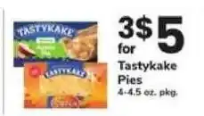 Safeway Tastykake Pies offer