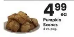 Safeway Pumpkin Scones offer