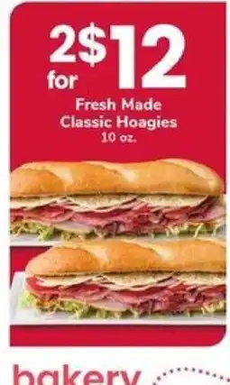 Safeway Bakery Fresh Made Classic Hoagies offer