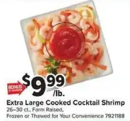 Giant Food Extra Large Cooked Cocktail Shrimp offer