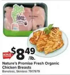 Giant Food Nature's Promise Fresh Organic Chicken Breasts offer