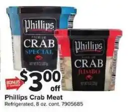 Giant Food Phillips crab meat offer