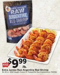 Giant Food Wild Caught Raw Argentine Red Shrimp offer