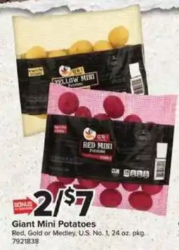 Giant Food Giant Mini Potatoes offer