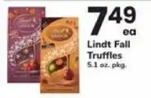 Safeway Lindt Fall Truffles offer