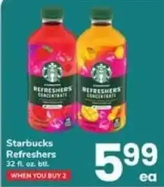 Safeway Starbucks Refreshers offer