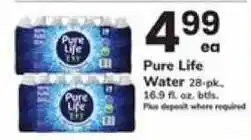 Safeway Pure Life Water offer