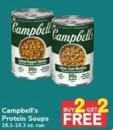Safeway Campbell's Protein Soups offer