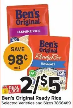 Giant Food Ben's Original Ready Rice offer