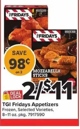 Giant Food Tgi Fridays appetizers offer
