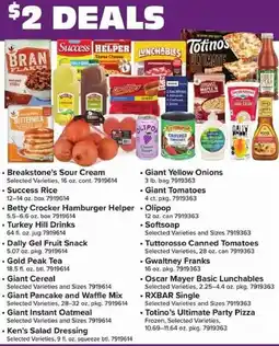 Giant Food Breakstone's Sour Cream offer
