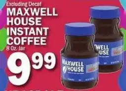 C Town Maxwell House instant coffee offer