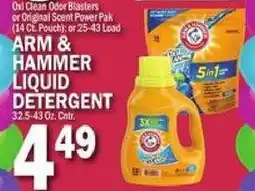 C Town Arm & Hammer liquid detergent offer