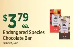Yoke's Fresh Market Endangered Species Chocolate Bar offer
