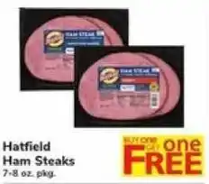 Safeway Hatfield Ham Steaks offer