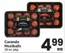 Safeway Carando Meatballs offer