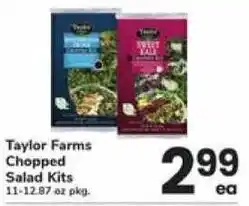 Safeway Taylor Farms chopped salad kits offer