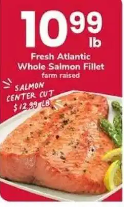 Safeway Fresh Atlantic Whole Salmon Fillet offer