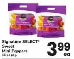 Safeway Signature SELECT Sweet Mini Peppers offer