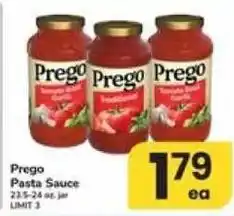 Safeway Prego pasta sauce offer