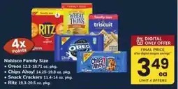 Safeway Nabisco Family Size offer