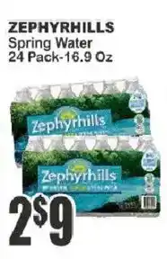 Key Food Zephyrhills spring water offer