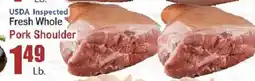 Key Food Usda inspected fresh whole pork shoulder offer