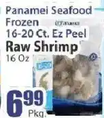 Key Food Panamei Seafood raw shrimp offer