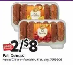 Giant Food Fall Donuts offer