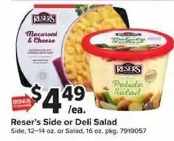 Giant Food Reser's Side or Deli Salad offer