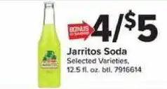 Giant Food Jarritos Soda offer