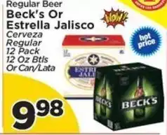 Presidente Beck's Or Estrella Jalisco offer