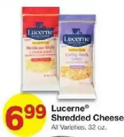 United Supermarkets Lucerne Shredded Cheese offer