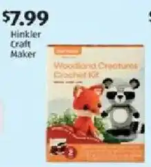 Aldi Hinkler Craft Maker Woodland Creatures Crochet Kit offer
