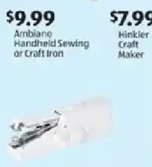 Aldi Ambiano Handheld Sewing or Craft Iron offer