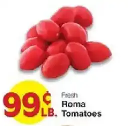 United Supermarkets Fresh Roma Tomatoes offer
