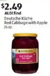 Aldi Deutsche Küche red cabbage with apple offer